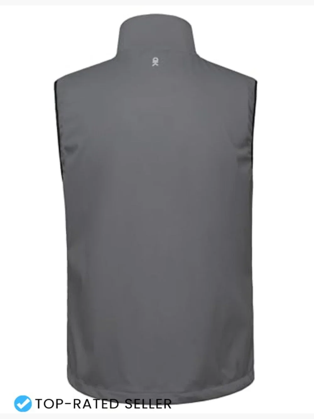 Men's Lightweight Golf Vest Windproof Water-Resistant 4-Way Stretch Zip-Up